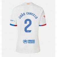 Fotbalové Dres Barcelona Joao Cancelo #2 Dámské Venkovní 2023-24 Krátký Rukáv